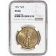 1927 US Gold $20 Saint-Gaudens Double Eagle NGC MS66