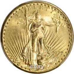 1927 US Gold $20 Saint-Gaudens Double Eagle PCGS MS64+
