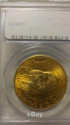 1927 Us St Gaudens $20 Twenty Dollar Gold Double Eagle Ms65 Pcgs Coin