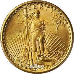 1928 $20 Gold Saint-Gaudens Double Eagle. PCGS MS-64 Very Choice Brilliant UNC