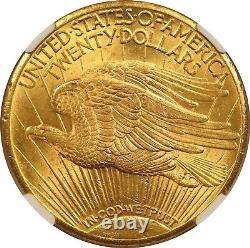 1928 $20 NGC MS 62 Saint-Gaudens Gold Double Eagle