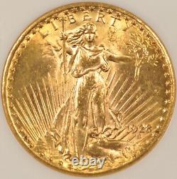 1928 $20 Saint Gaudens Gold Double Eagle Coin NGC MS62 CAC No-Line Fatty WOW