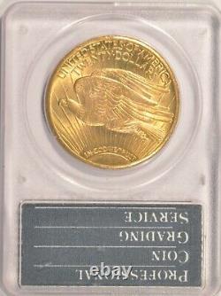 1928 $20 Saint Gaudens Gold Double Eagle Coin PCGS MS61 Rattler Holder