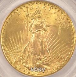 1928 $20 Saint Gaudens Gold Double Eagle Coin PCGS MS65 Older Holder Pre-1933