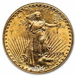 1928 $20 Saint-Gaudens Gold Double Eagle MS-61 NGC SKU#1588