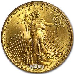 1928 $20 Saint-Gaudens Gold Double Eagle MS-66 PCGS