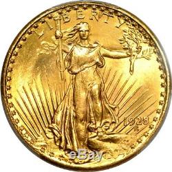 1928 $20 Saint Gaudens Gold Double Eagle PCGS MS65 (CAC) #885