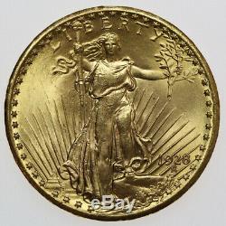 1928 $20 Saint-gaudens Double Eagle Gold Coin Gem Bu