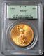 1928 Gold $20 Saint Gaudens Double Eagle Green Label Pcgs Mint State 66 Pq