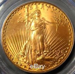 1928 Gold United States $20 Saint Gaudens Double Eagle Coin Pcgs Mint State 65
