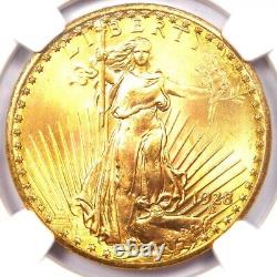 1928 Saint Gaudens Gold Double Eagle $20 NGC MS66+ Plus Grade $6,500 Value