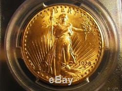 1928 St. Gaudens Double Eagle 1oz $20.00 Gold Coin PCGS MS 65+