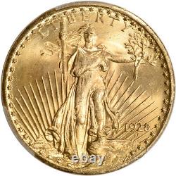 1928 US Gold $20 Saint-Gaudens Double Eagle PCGS MS66