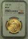 1928 US St. Gaudens Double Eagle $20 Gold Coin NGC MS-64