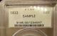 1933 $20 Saint Gaudens Double Eagle PCGS OGH SAMPLE Extremely Rare Slab