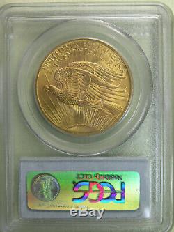 $20 1907 Saint Gaudens Gold Double Eagle (Arabic) PCGS MS65 GEM BU! AvenueCoin