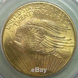 $20 1907 Saint Gaudens Gold Double Eagle (Arabic) PCGS MS65 GEM BU! AvenueCoin