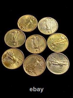 $20 Double Eagle Saint Gaudens Jewelry Raw Gold Coin (Random Year)