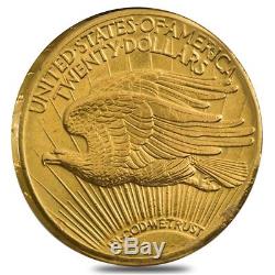 $20 Gold Double Eagle Saint Gaudens Ex Jewelry (Random Year)