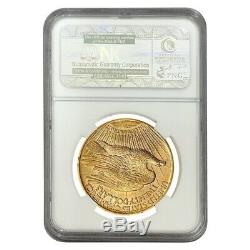 $20 Gold Double Eagle Saint Gaudens NGC MS 62 (Random Year)