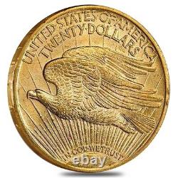 $20 Gold Double Eagle Saint Gaudens PCGS MS 62 (Random Year)