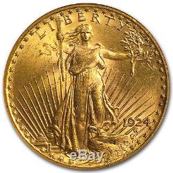 $20 Saint-Gaudens Gold Double Eagle MS-62 NGC (Random) SKU #122