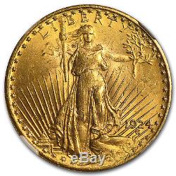 $20 Saint-Gaudens Gold Double Eagle MS-63 NGC (Random) SKU #123