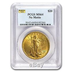 $20 Saint-Gaudens Gold Double Eagle MS-64 PCGS (Random Year)