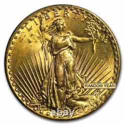 $20 Saint-Gaudens Gold Double Eagle MS-64 PCGS (Rattler, Random) SKU#98401