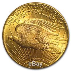 $20 Saint-Gaudens Gold Double Eagle MS-65 PCGS (Random Year)
