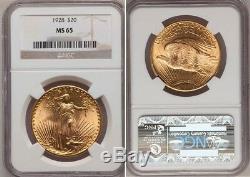 $20 Saint-Gaudens NGC MS65 pre-1933 US Gold Double Eagle FREE shipping