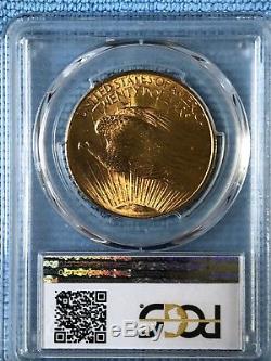 $20 US Gold Double Eagle, St. Gaudens. 1908 No Motto, PCGS MS64. Beautiful