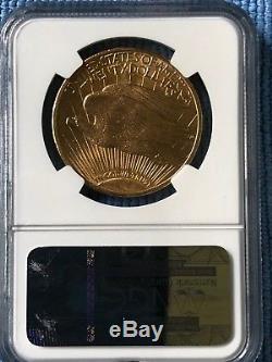 $20 US Gold Double Eagle, St. Gaudens. 1914-S, NGC MS62. Beautiful Gold