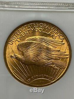 $20 US Gold Double Eagle, St. Gaudens. 1914-S, NGC MS65. Very Old Label! Special