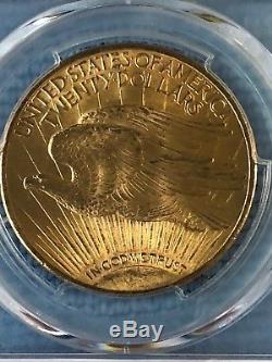 $20 US Gold Double Eagle, St. Gaudens. 1924 MS64+(PLUS) by PCGS. Stunning
