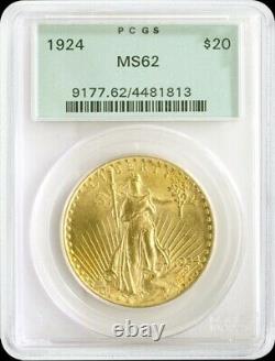20 saint gaudens gold double eagle ms62