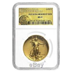 2009 1 oz $20 Ultra High Relief Saint-Gaudens Double Eagle NGC MS 69