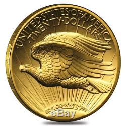 2009 1oz $20 Ultra High Relief Saint-Gaudens Gold Double Eagle NGC MS70PL WithOGP