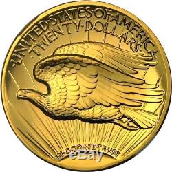 2009 1oz $20 Ultra High Relief Saint-Gaudens Gold Double Eagle NGC MS70PL WithOGP
