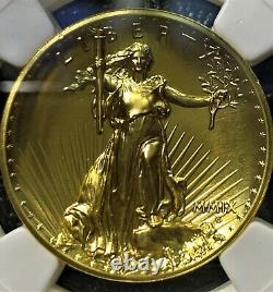 2009 $20 Ultra High Relief NGC MS 70 DPL Gold Double Eagle Saint-Gaudens