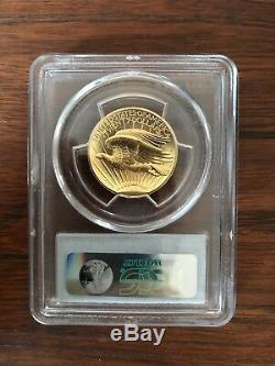 2009 Gold Ultra High Relief UHR Double Eagle Saint Gaudens Coin $20 PCGS MS70
