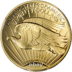 2009 US Gold $20 Ultra High Relief Double Eagle PCGS MS70 St. Gaudens Label