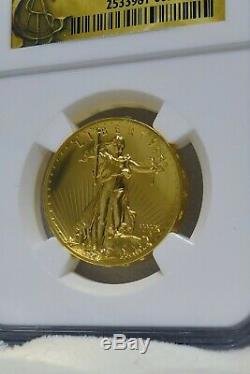2009 US Mint UHR Double Eagle Saint Gaudens 24Kt. 9999 Gold Coin NGC MS70