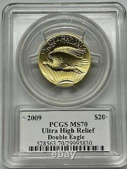 2009 Ultra High Relief Double Eagle PCGS MS70 Saint Gaudens Signature