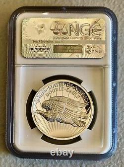 2017 1oz Saint-Gaudens Double Eagle Indian High Relief MERCANTI signed NGC PF70