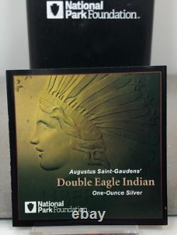 2017 Saint Gaudens Double Eagle Indian Proof 1oz Silver NGC PF70 UCAM Mercanti