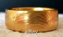 21.6k Gold St. Gaudens Double Eagle Coin RIng Sizes 7-13