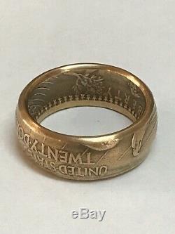 Beautiful Coin Ring Handcrafted From A 1927 $20 Saint Gaudens Gold Double Eagle