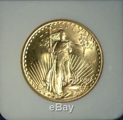 Brilliant Uncirculated 1907 $20 St Gaudens Gold Double Eagle NGC MS63 Blazer