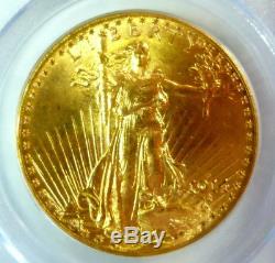 Gold 1914-D PCGS MS-65 $20 Double Eagle St. Gaudens with Gleaming Golden Luster